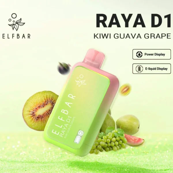 ELF BAR RAYA D1 Kiwi Guava Grape