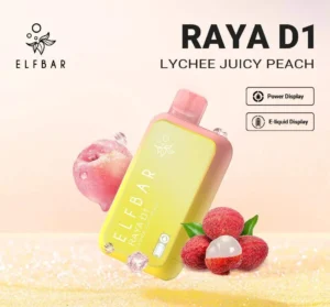 ELF BAR RAYA D1 Lychee Juicy Peach