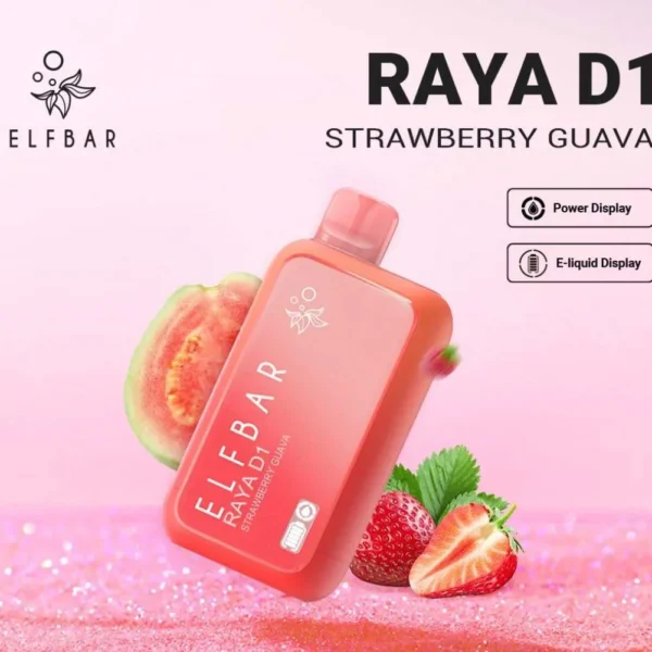 ELF BAR RAYA D1 Strawberry Guava