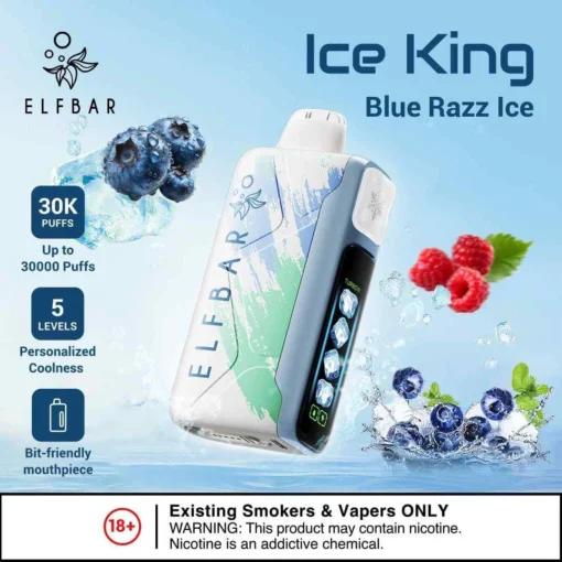 Elf Bar Ice King Blue Razz Ice 30K