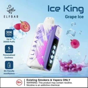 Elf Bar Ice King Grape Ice 30K