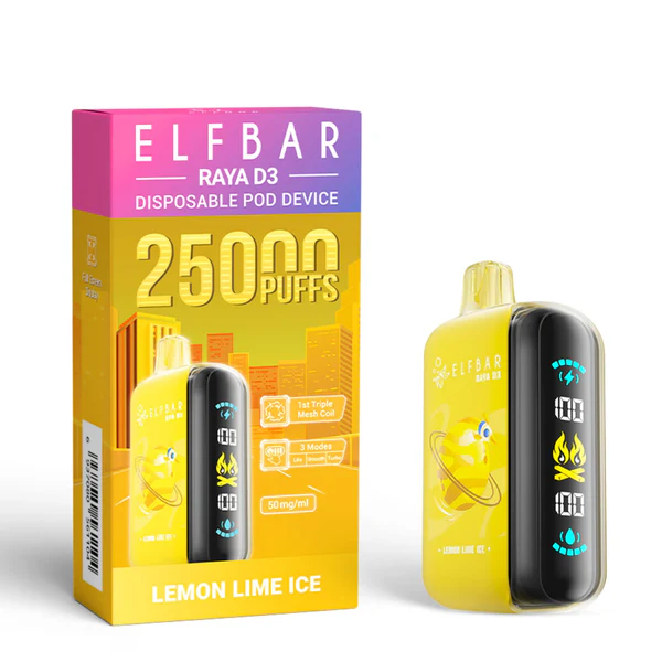 Elf-Bar Raya D3 Lemon lime-ice