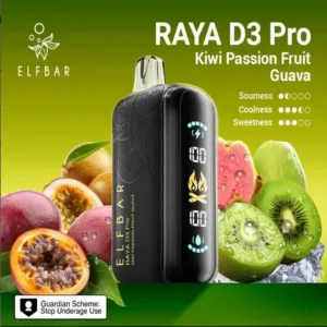Elf Bar Raya D3 Pro 30K Kiwi Passion Fruit Guava