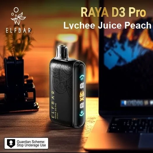 Elf Bar Raya D3 Pro 30K Lychee Juicy Peach