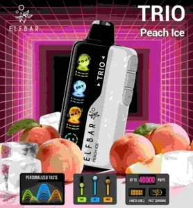 Elf Bar TRIO 40000 Puffs Peach ice