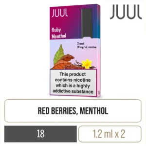 JUUL2 Ruby Menthol Pods 2 Pods