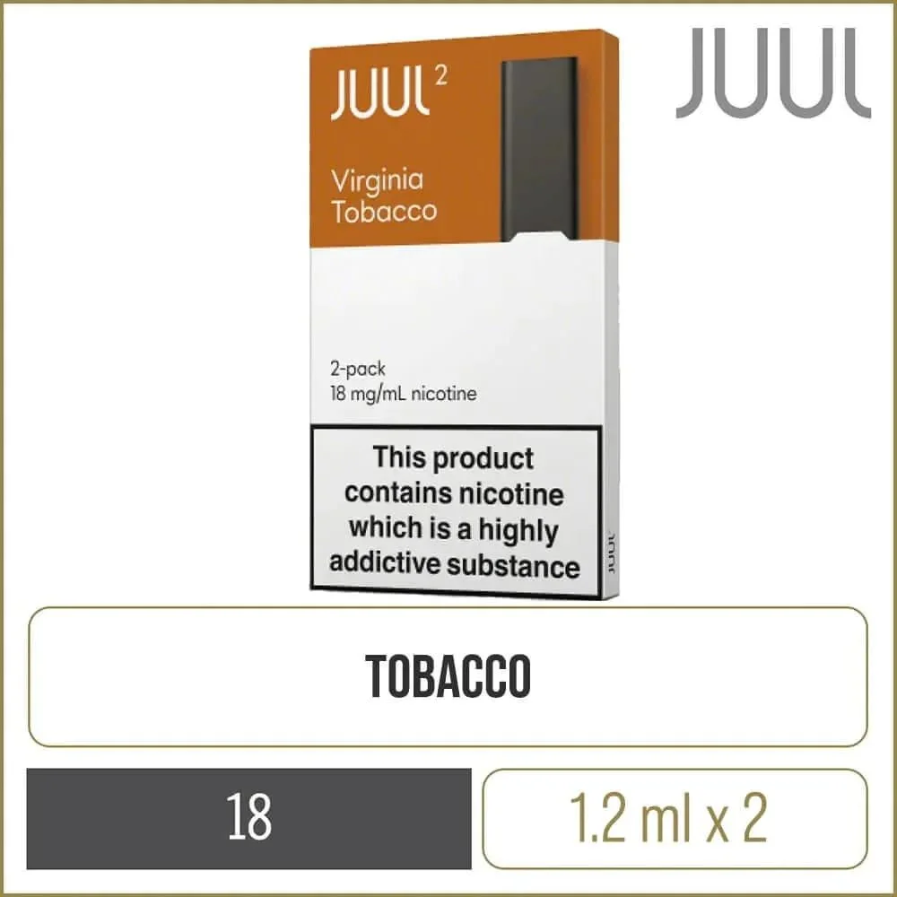 JUUL2 Virginia Tobacco Pods 2 Pods
