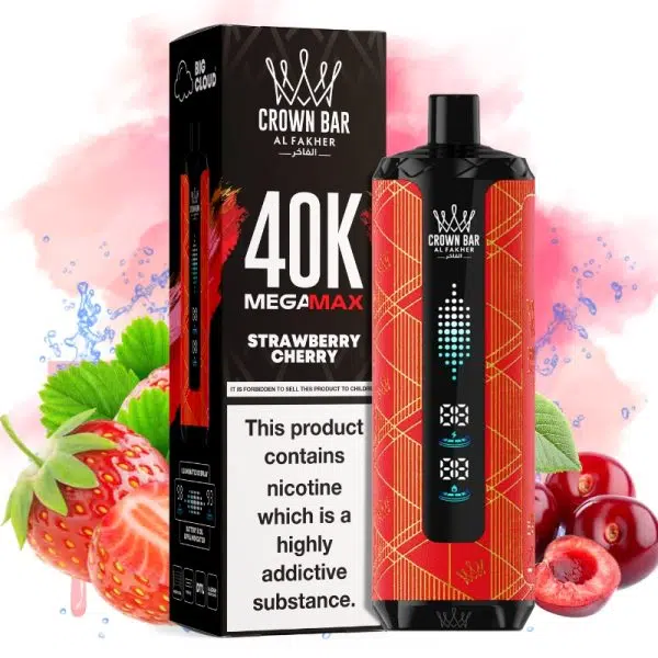 AL Fakher Mega Max - Strawberry Cherry - 40K Puffs