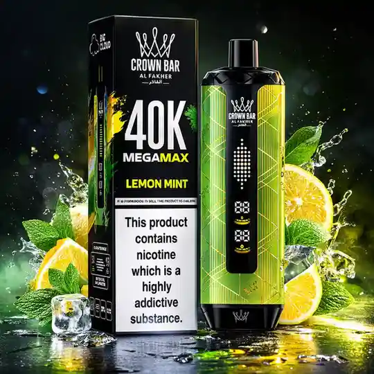 AL Fakher Mega Max - Lemon Mint (40k Puffs)