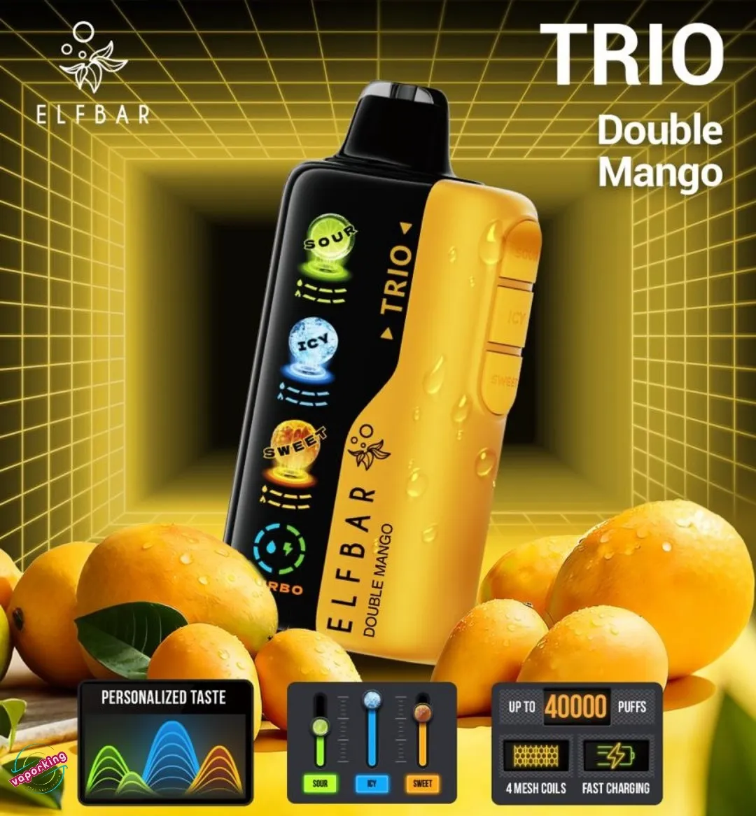 Buy Elf Bar Trio - Double Mango - 40,000 Puffs