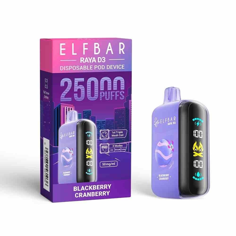 Elf Bar Raya D3 Blackberry cranberry - 25000