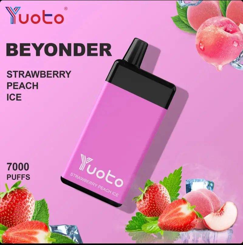 Strawberry Peach Ice - Yuoto Beyonder - 7000 Puffs