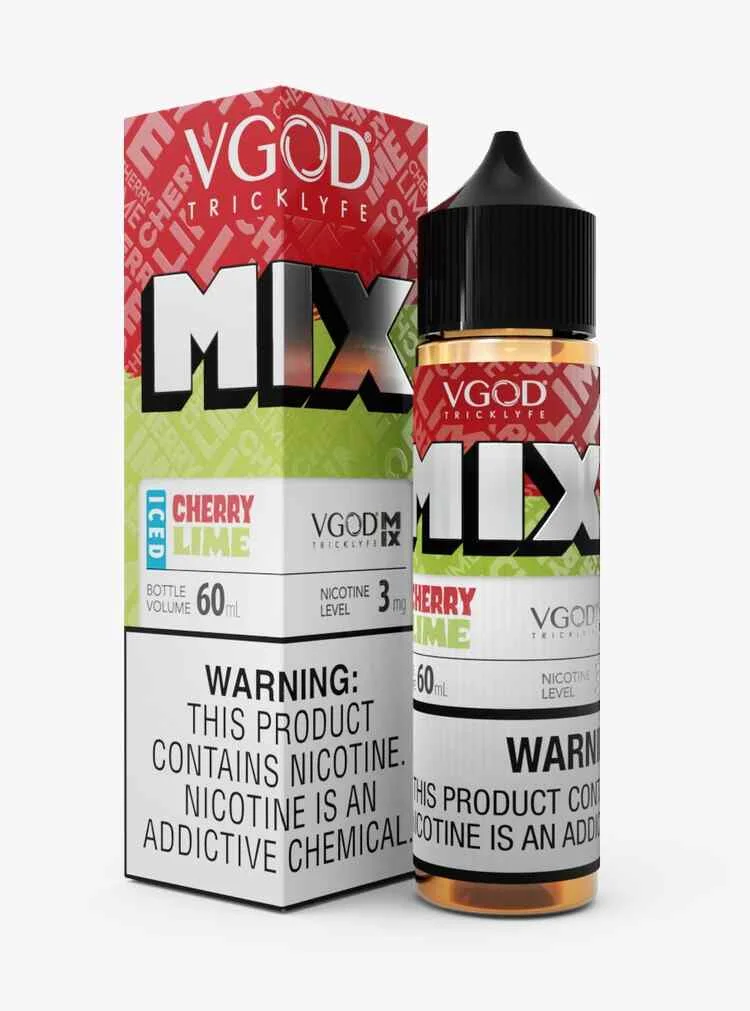 Vgod Nicotine salt – Iced cherry lime