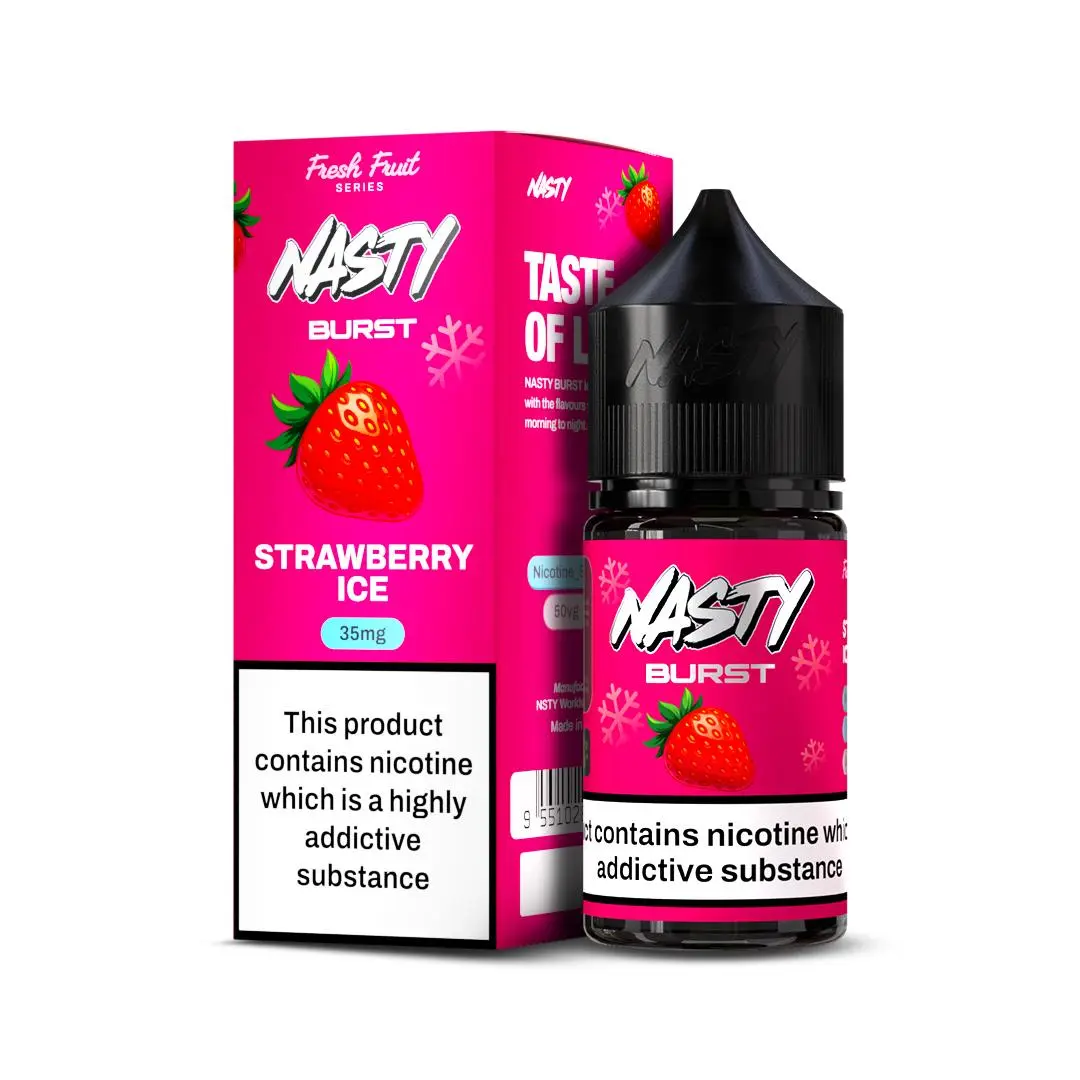 Nasty Burst Nic salts - Strawberry ice