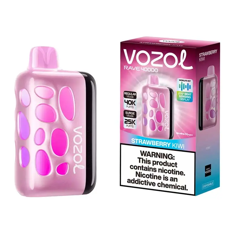 VOZOL Rave – Strawberry Kiwi – 40,000 Puffs