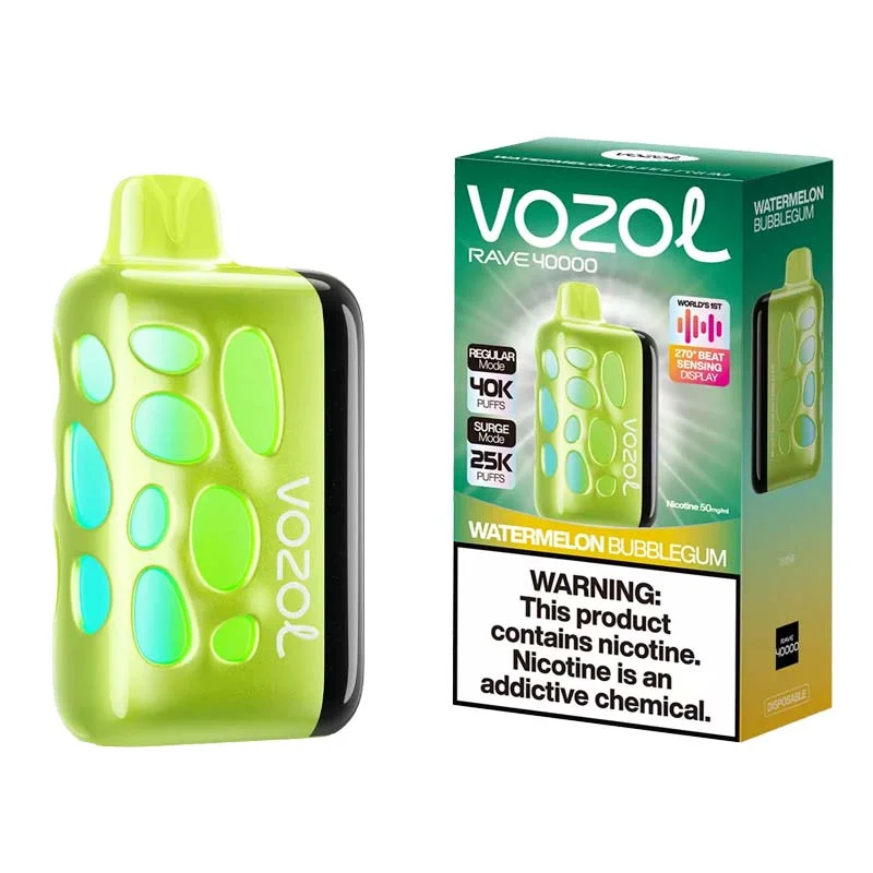 Watermelon Bubblegum – VOZOL Rave 40,000 Puffs
