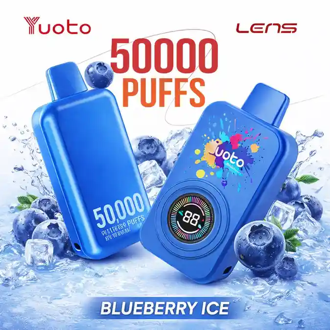 Yuoto Lens 50K Puffs Blueberry Ice